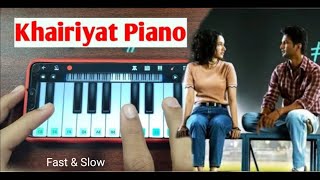 Khairiyat Puchho Piano Par Kaise Bajaye 🎹 How To Play Khairiyat Puchho On Piano  Fast amp Slow [upl. by Ibba]