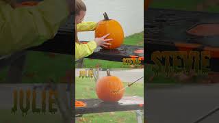 Pressure Washer Pumpkin Carving 🎃 [upl. by Neeluqcaj617]