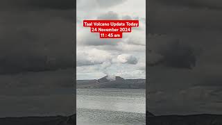 Taal Volcano Update Today 24 November 2024 11  45 am [upl. by Ohce]