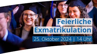 Feierliche Exmatrikulation 2024 an der Hochschule Mittweida [upl. by Conn]