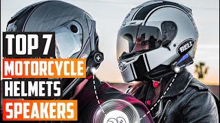 7 Best Motorcycle Helmet Speakers Enjoy Music and Calls While Riding [upl. by Four9]