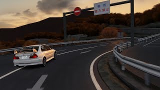 Nikko  Irohazaka B Downhill Touge Attack Irohazaka Full  Assetto Corsa [upl. by Acinnod]