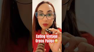 asmr Just Eating Oreo Fudge asmrcommunity crunchysounds [upl. by Warchaw]