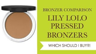 BRONZER COMPARISON LILY LOLO PRESSED BRONZERS  Integrity Botanicals [upl. by Tybald]