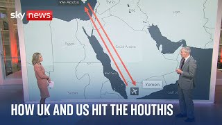 Middle East crisis UK fighter pilots flew 3200mile round trip to strike Houthis [upl. by Celene]