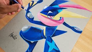 Drawing Greninja  Pokemon [upl. by Cohe116]