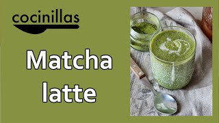 Cómo hacer matcha latte [upl. by Ellesirg]