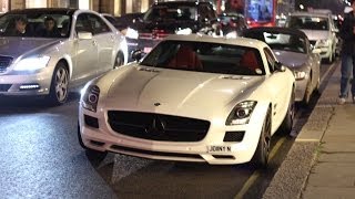 LOUDEST Mercedes SLS AMG EVER WSupersprint Straight Pipes CRAZY Accelerations [upl. by Uolymme]