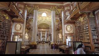 The Austrian National Library or Österreichische Nationalbibliothek  Vienna Austria  ECTV [upl. by Arakihc]