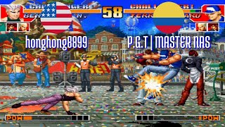 FT5 kof97 honghong8899 US vs PGT  MASTER NAS CO King of Fighters 97 Fightcade Sep 25 [upl. by Sven]