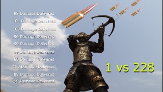 1 vs 228  Automatic Crossbow Mod  Armor Mod  Mount amp Blade II Bannerlord [upl. by Elram839]