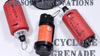 AIRSOFT  REVIEW  TBC  Twisteubs Workshop Airsoft Innovations Cyclone Grenade  ENGLISH SUBS [upl. by Colner]