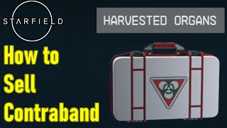 Starfield how to sell contraband guide  walkthrough [upl. by Noicnecsa542]