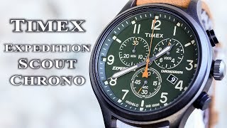 Timex expedition scout chrono TW4B04400 review [upl. by Lertram122]