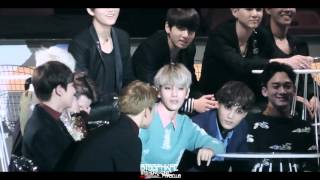 BTSBPHKFC151202 BTS  reaction to Big Bang quotBaeBaequot [upl. by Wolsniw]