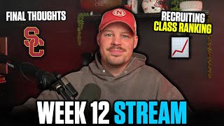 REACTING TO DAWSON MERRITT FLIP FINAL THOUGHTS ON NEBRASKA  USC amp WEEK 12 PICKSPREDICTIONS [upl. by Acire]