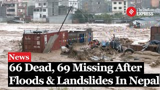 Nepal Flood News  Devastating Floods and Landslides Hit Nepal 66 Dead Many Missing [upl. by Neile695]