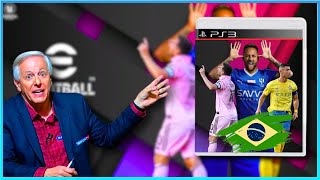 KIT PTBR  NARRAÇÃO E MENU PARA O NOVO VR PATCH BLES eFOOTBALL 2024 PS3 [upl. by Alvera]