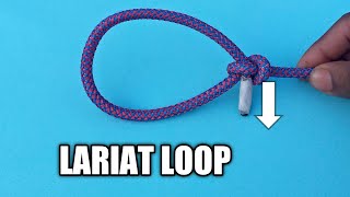 How to tie you Lariat loopyou must to learn how [upl. by Danica268]