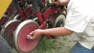 Use of the Haybuster 77 NoTill Seed Drill [upl. by Ellecrag]