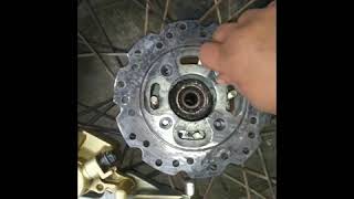 Drum to disc brake conversion Rear wheel [upl. by Yeclehc]