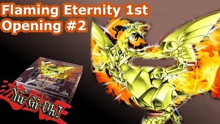 ULTIMATE YuGiOh 1st Edition Flaming Eternity Box Opening 2 [upl. by Anirahs968]