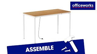 Skein Electric Sit Stand Desk Assembly Instructions [upl. by Latin94]