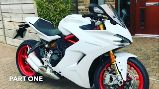 2017 DUCATI SUPER SPORT S loan bike whilst my 959 has a service and random chat Part 1 [upl. by Aliehs]