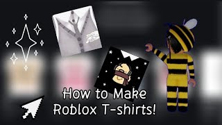 How to make Roblox Tshirts easy tutorial [upl. by Siroved941]