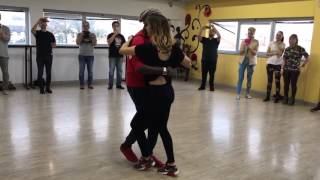 Tomas Keita and Filipa Kizomba Musicality Demo Ta Fixe 2017 [upl. by Gnah]