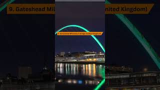 Gateshead Millennium Bridge United Kingdom  11 Most Unique Bridges in the World [upl. by Pharaoh]