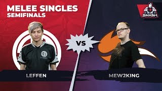 Leffen vs Mew2King  Melee Singles Semifinals  Smash Summit 6 [upl. by Fidelis]