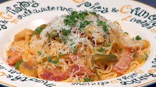 How to Make Spaghetti Napolitan Japanesestyle Pasta Recipe  Cooking with Dog [upl. by Esdnyl55]