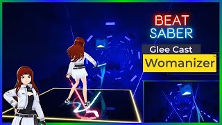 Womanizer Glee Cast Version  Beat Saber  LIV  Map SoniqueTui [upl. by Astraea866]