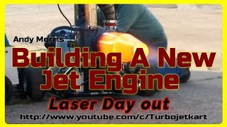 DIY Turbo Jet Engine Building The New Engine Laser Day Diy Gas Turbine engine [upl. by Nosirb928]