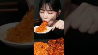 Eat with boki🍙🍗🌭🍝  eating bokimukbangasmr asmrvideo emoji eatwithbokispicey nodeelschiken [upl. by Stoughton118]