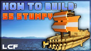 How to build the SS Stumpy  Minecraft tutorial 13 [upl. by Konrad]