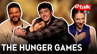 Hunger Games cast on their chemistry fashion and being the internets new crushes  Etalk Interview [upl. by Hume]