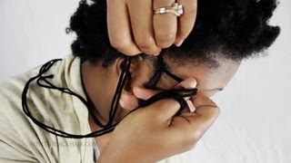 How To Do Yarn BraidsGenie Locs Step By Step Tutorial Part 2 [upl. by Sacttler]