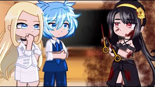 Past Assassination Classroom React To Yor As New Teacher  Gacha React [upl. by Laohcin428]