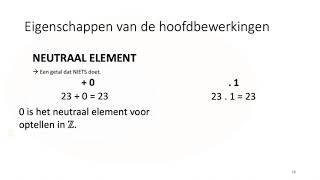 2 4 Eigenschappen van de hoofdbewerkingen [upl. by Enrol]