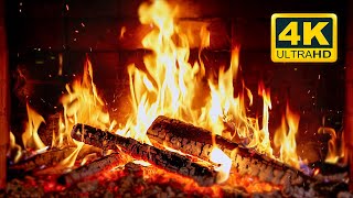 🔥 Cozy Fireplace 4K 12 HOURS Fireplace with Crackling Fire Sounds Crackling Fireplace 4K [upl. by Dublin]