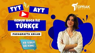 PARAGRAFTA KONU VE ANA DÜŞÜNCE  9Soru [upl. by Ahsienyt287]