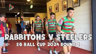 Rabbitohs v Steelers Highlights  SG Ball Cup 2024 Round 1 [upl. by Sldney13]