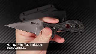 Cold Steel Mini Tac Kiridashi Neck Knife [upl. by Gisele]