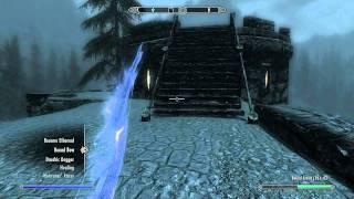 Skyrim Fort Amol location and bound bow [upl. by Htennek]