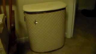 Vintage 1959 clothes hamper [upl. by Naillig]