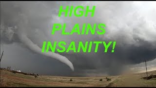 HIGH PLAINS INSANITY 2018 Tornadoes hail flash floods and mothership supercell structure [upl. by Reynold315]