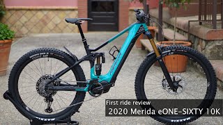 2020 Merida eONE SIXTY 10K review  first ride [upl. by Kubetz]