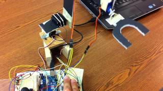 Arduino 2 joysticks 4 servos [upl. by Eseilanna]